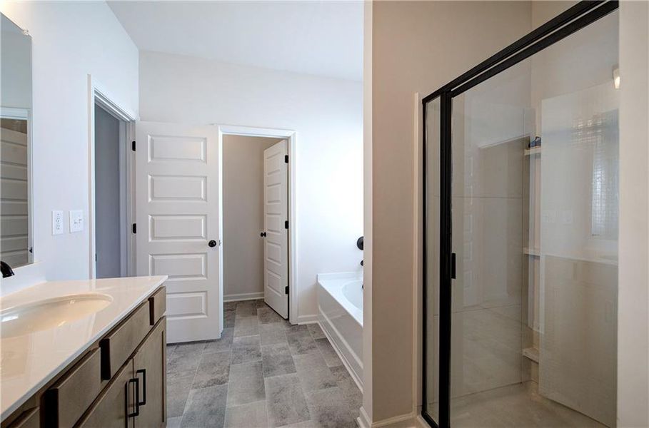 Furnished interior view inside a new home in , Cartersville (Image 31).