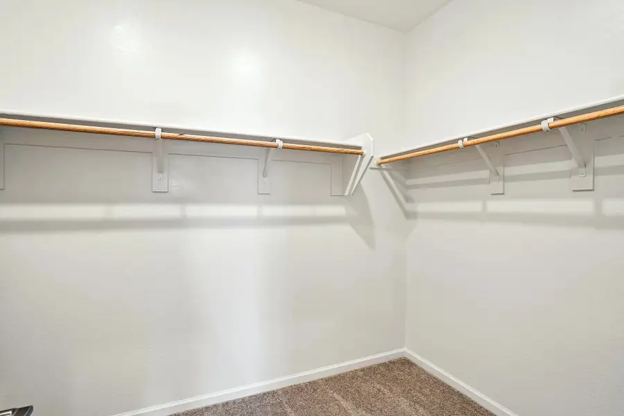 Primary walk in closet