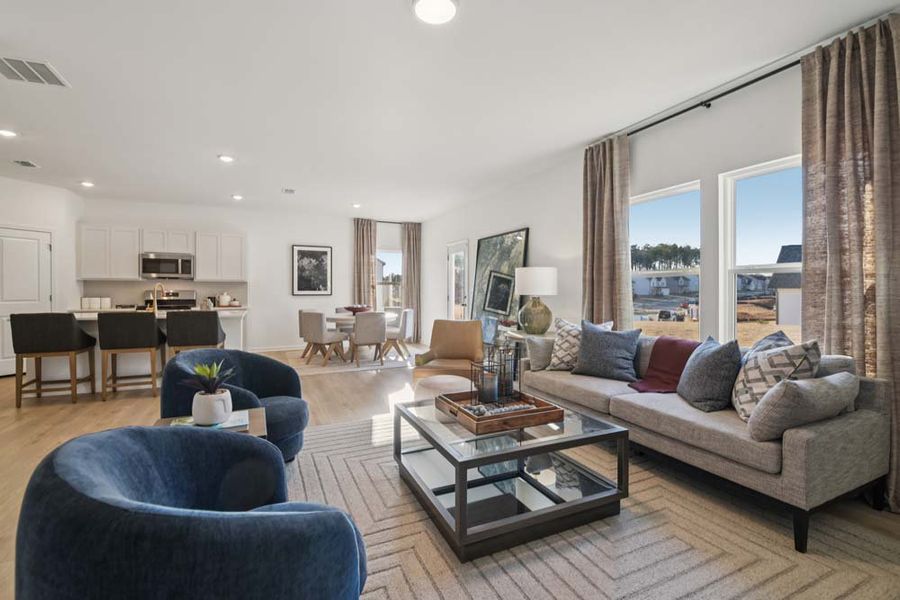 Representative furnished interior of a home built from the Astrid by Ashton Woods in Langston Reserve, Cartersville (Image 10).