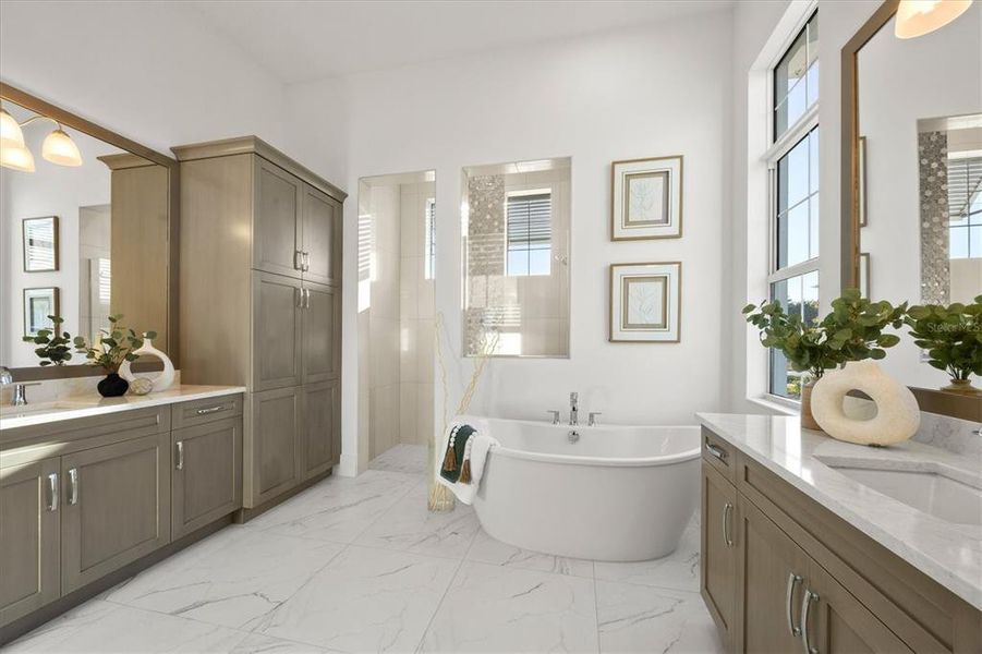 Furnished interior view inside a new home in , Sarasota (Image 44). Furnished interior view inside a new home in , Sarasota (Image 44).