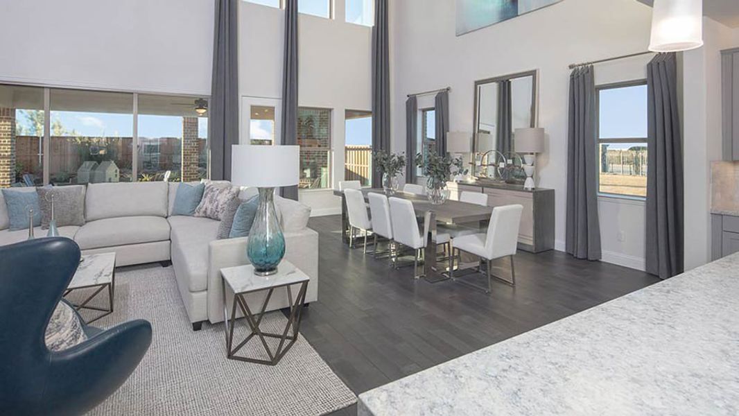 Representative furnished interior of a home built from the Amethyst by Taylor Morrison in Cross Creek Meadows 60s, Celina (Image 40).