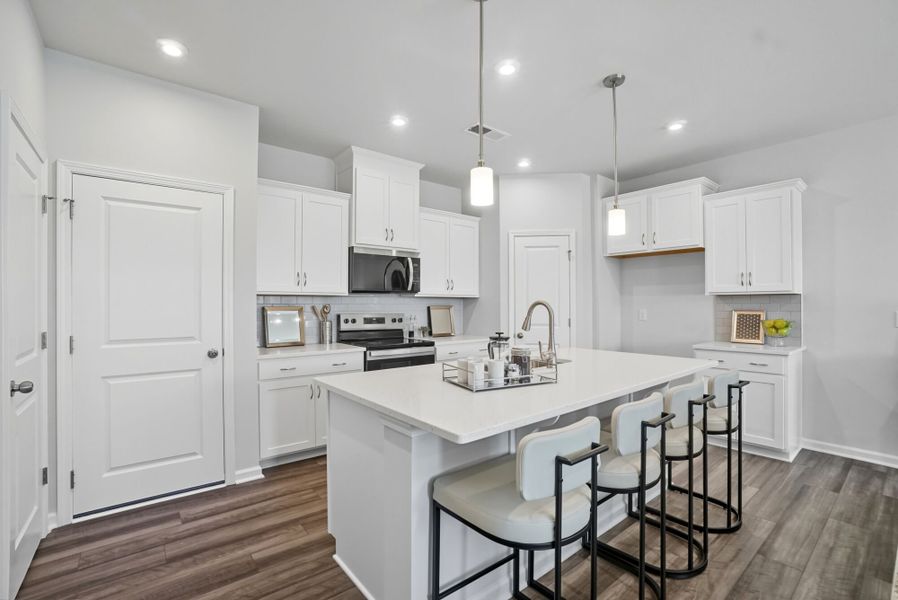 Representative furnished interior of a home built from the Shelby by Mattamy Homes in The Townes at Westfall, Gastonia (Image 8).