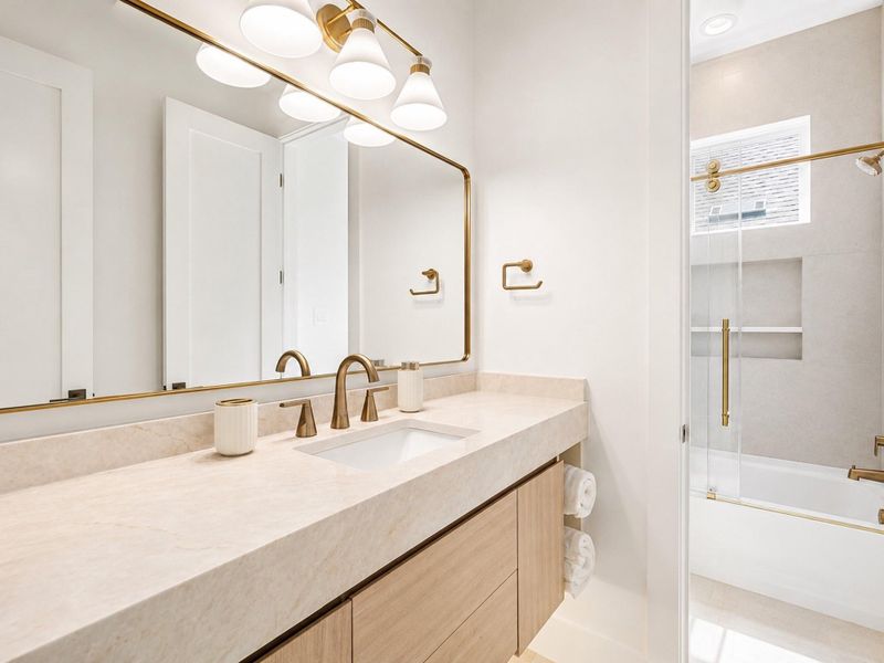 Furnished interior view inside a new home in , Houston (Image 7).