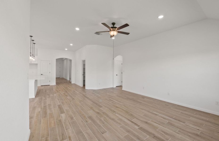 Spacious, unfurnished interior of a new home in Saddleback at Santa Rita Ranch, Liberty Hill (Image 40). Spacious, unfurnished interior of a new home in Saddleback at Santa Rita Ranch, Liberty Hill (Image 40).