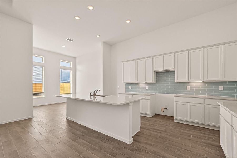 Furnished interior view inside a new home in Rates starting as low as, Iowa Colony (Image 6).