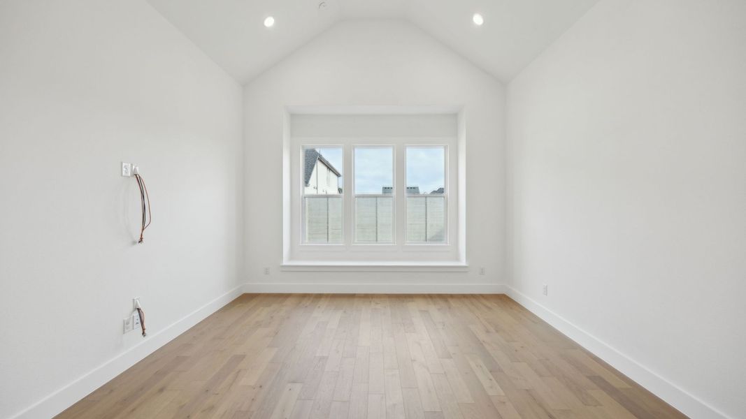 Representative unfurnished interior of a home built from the Mason III by Southgate Homes in Painted Tree 50' Series, McKinney (Image 20). Representative unfurnished interior of a home built from the Mason III by Southgate Homes in Painted Tree 50' Series, McKinney (Image 20).