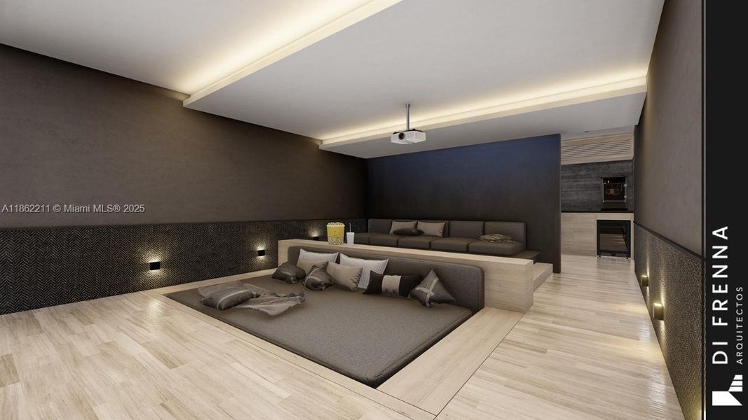 Furnished interior view inside a new home in , Miami (Image 28).