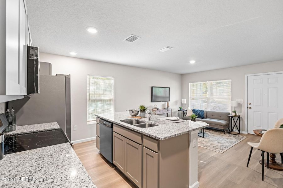 Furnished interior view inside a new home in , Jacksonville (Image 5).