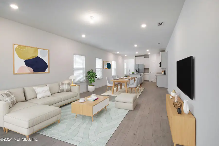 Furnished interior view inside a new home in Silver Falls Single Family at SilverLeaf, St. Augustine (Image 5).