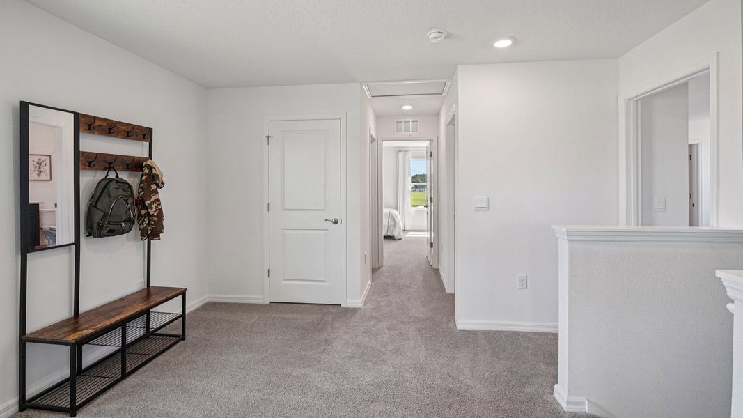 Furnished interior view inside a new home in Avalon Woods, Newberry (Image 12).