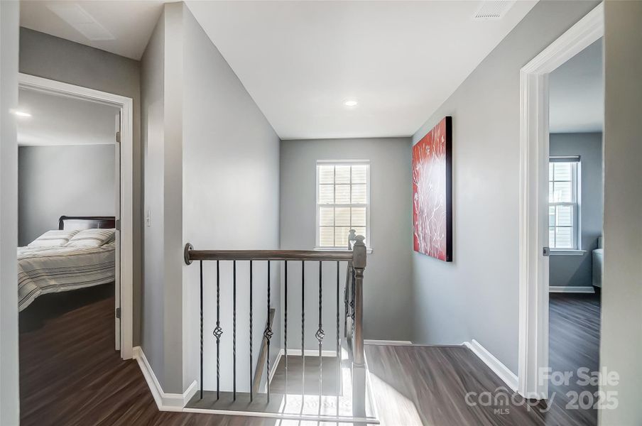 Upstairs Hallway to Stairwell