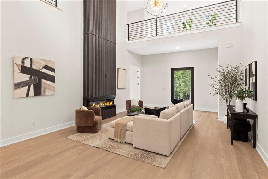 Furnished interior view inside a new home in , Fairburn (Image 13).