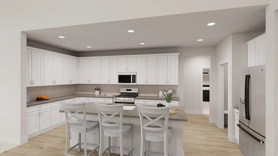 Furnished interior view inside a new home in Painted Tree, McKinney (Image 4).