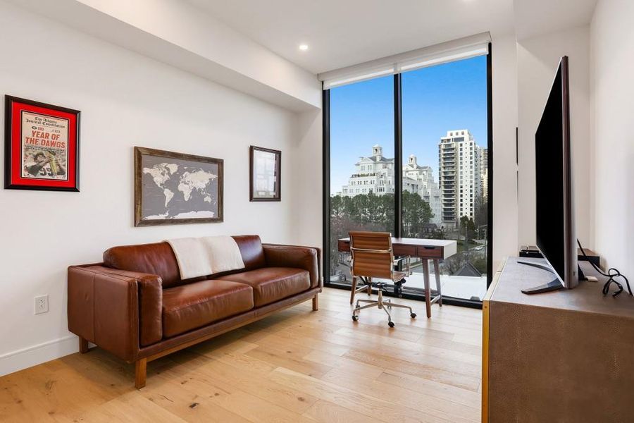 Furnished interior view inside a new home in The Dillon Buckhead, Atlanta (Image 59). Furnished interior view inside a new home in The Dillon Buckhead, Atlanta (Image 59).