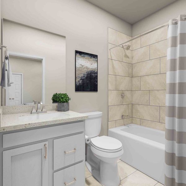 Furnished interior view inside a new home in Garden Glen at Clopton Farms, Montgomery (Image 16).