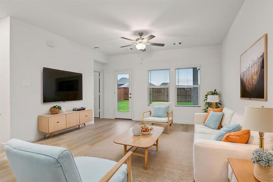 Furnished interior view inside a new home in Lakehaven - Spring Series, Farmersville (Image 5).