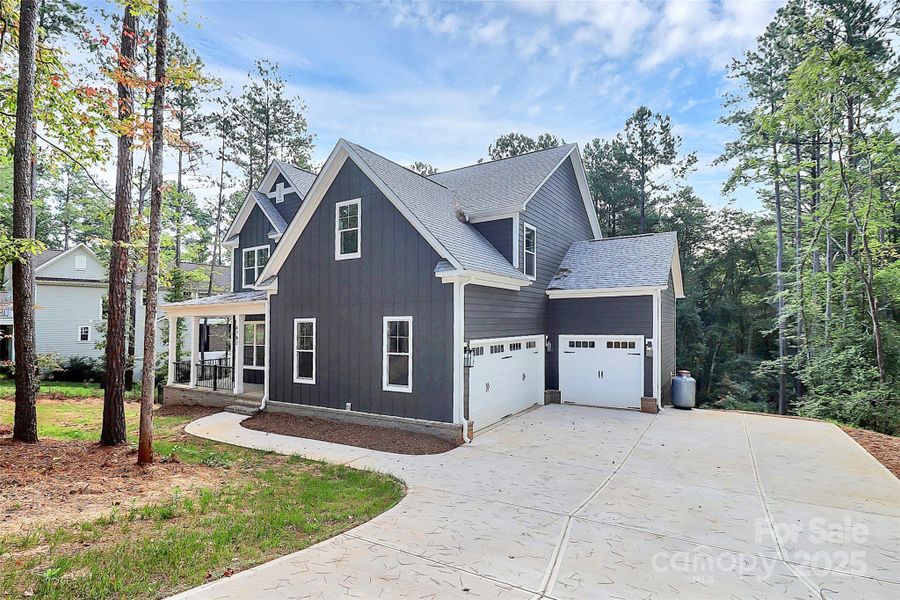 Front exterior of a new home in , Denver, NC, highlighting curb appeal (Image 2). Front exterior of a new home in , Denver, NC, highlighting curb appeal (Image 2).