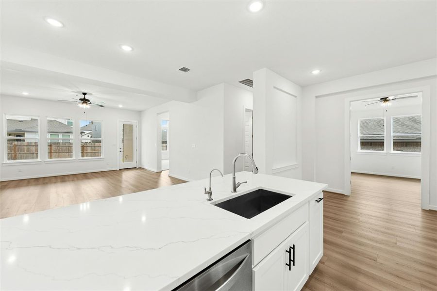 Furnished interior view inside a new home in University Heights, Round Rock (Image 12). Furnished interior view inside a new home in University Heights, Round Rock (Image 12).