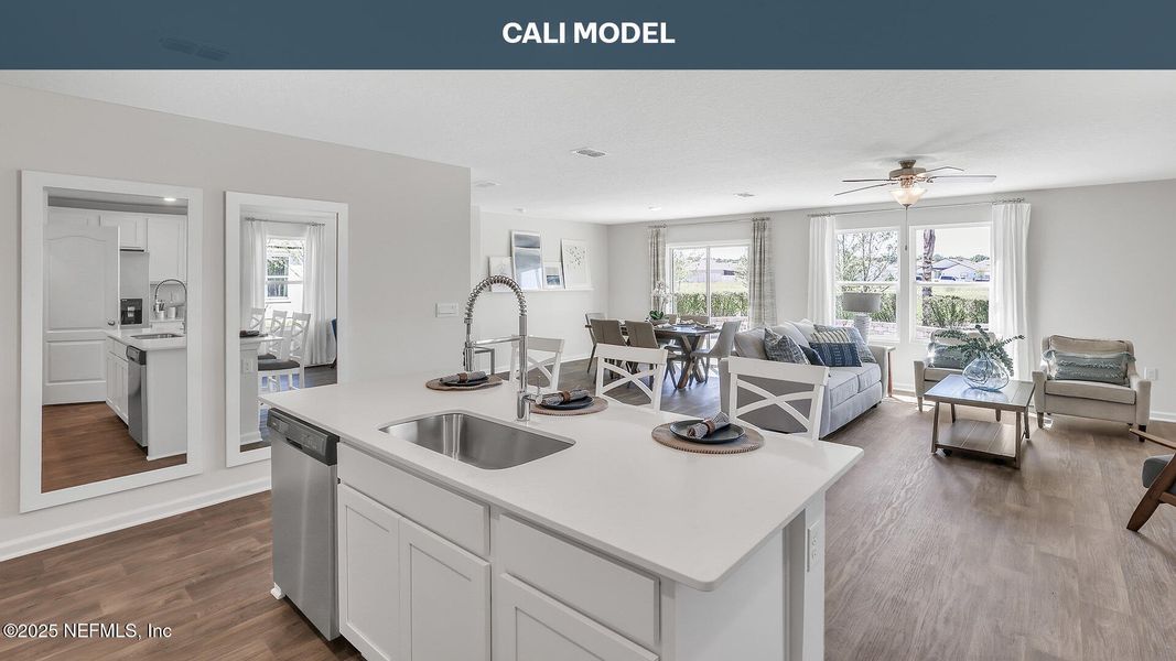 Furnished interior view inside a new home in The Arbors, Jacksonville (Image 13).
