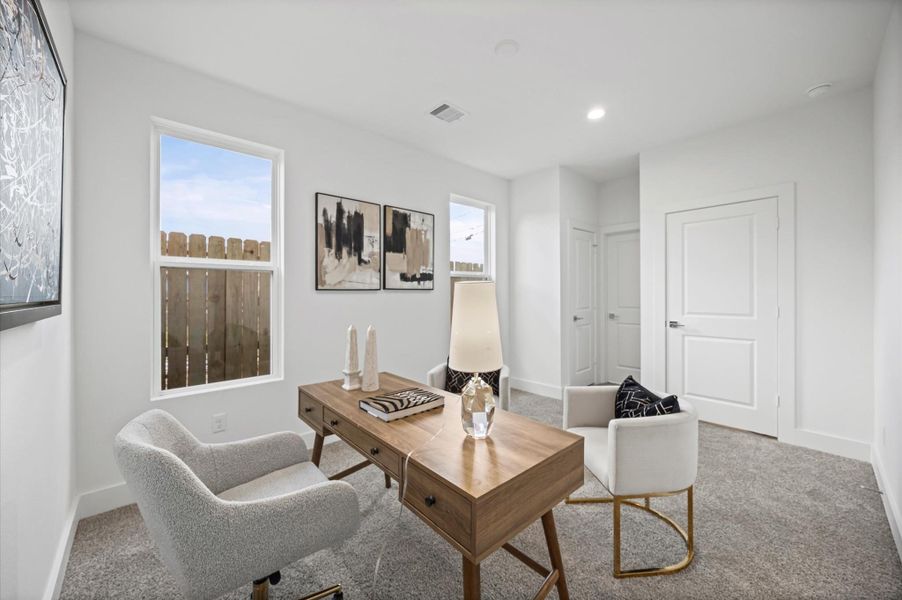 Furnished interior view inside a new home in , Houston (Image 27). Furnished interior view inside a new home in , Houston (Image 27).