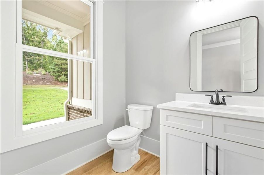 Furnished interior view inside a new home in , Flowery Branch (Image 17).
