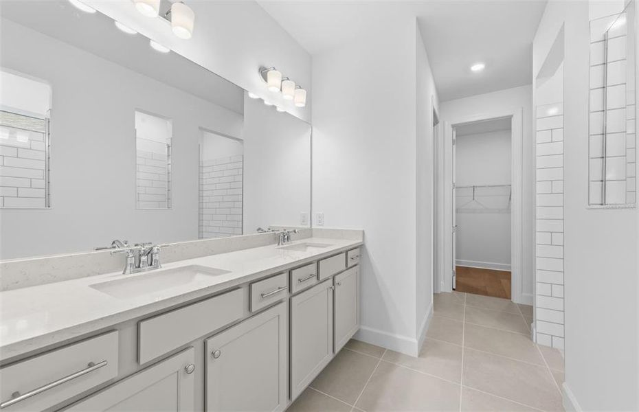 Furnished interior view inside a new home in Reagan Landing, Bradenton (Image 11).