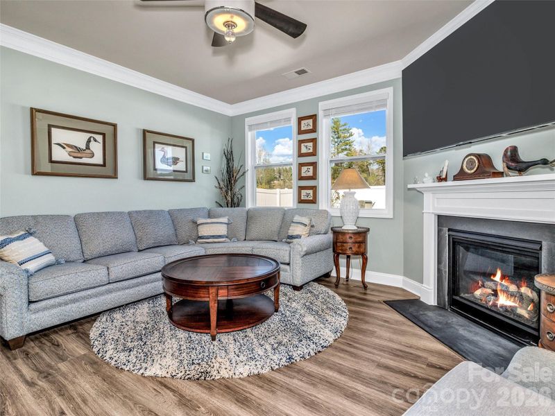 Furnished interior view inside a new home in , Hendersonville (Image 19).