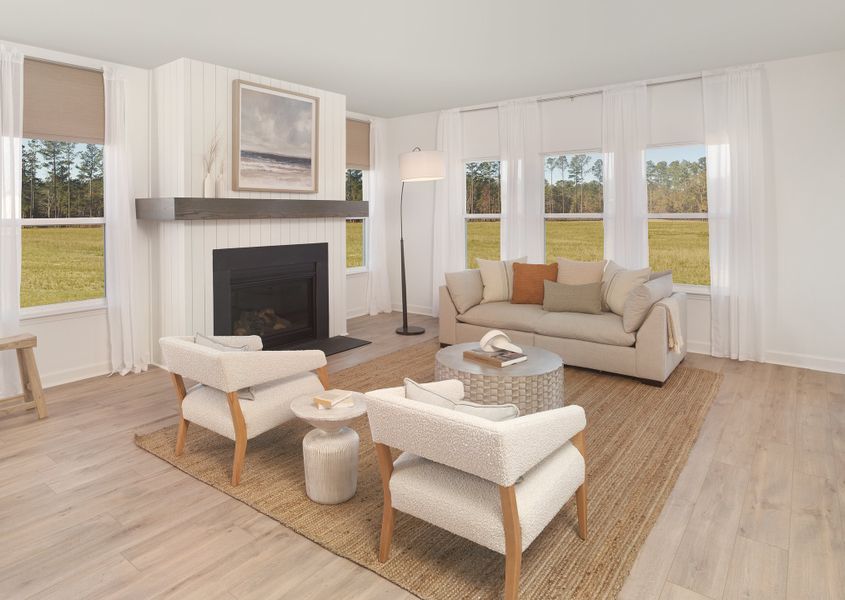 Representative furnished interior of a home built from the Truman by Ashton Woods in Trieste at Bella Vita, Myrtle Beach (Image 4).