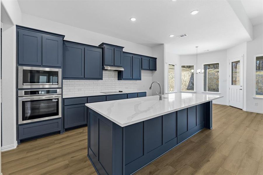 Furnished interior view inside a new home in Oak Grove Addition, Springtown (Image 13).