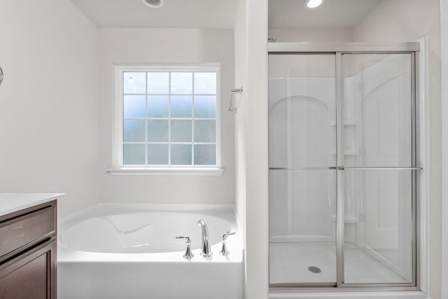 Representative furnished interior of a home built from the Greensboro by Keystone Homes NC in The Wilcox, Greensboro (Image 19).