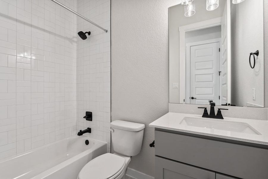 Furnished interior view inside a new home in Lariat, Liberty Hill (Image 13).