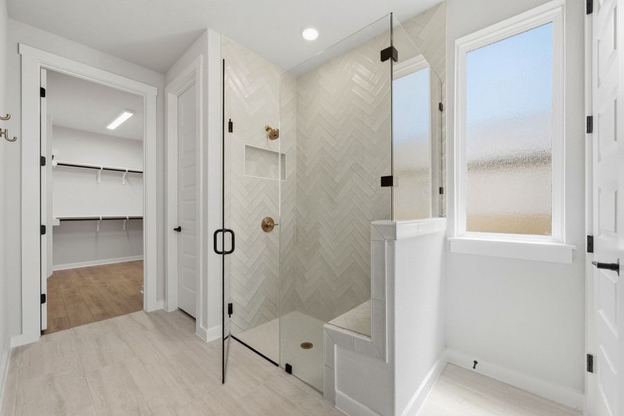 Furnished interior view inside a new home in Terrace Collection At Turner's Crossing, Buda (Image 17).