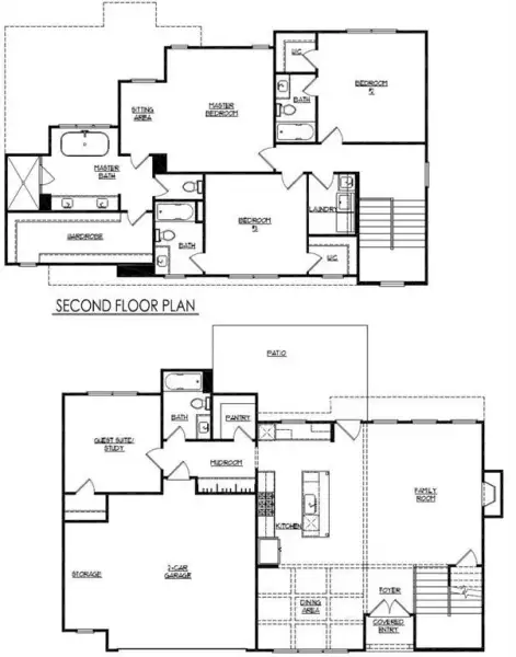 2D floor plan layout of this home in , Smyrna, GA (Image 5).