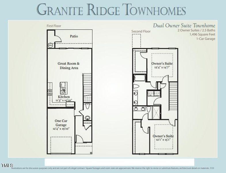 Dual Owner Suite cutsheet for MLS, page