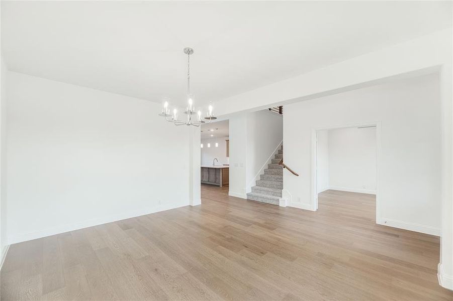 Spacious, unfurnished interior of a new home in Country Lakes Classic 60, Argyle (Image 36).