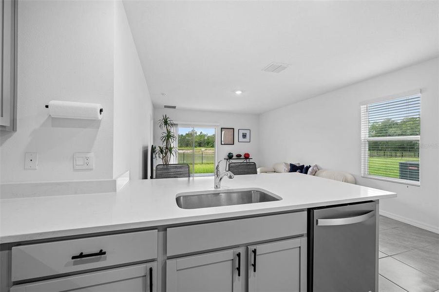 Furnished interior view inside a new home in Northwater at Two Rivers, Zephyrhills (Image 8).