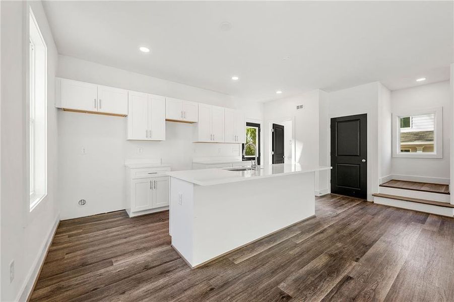 Furnished interior view inside a new home in , Atlanta (Image 6).