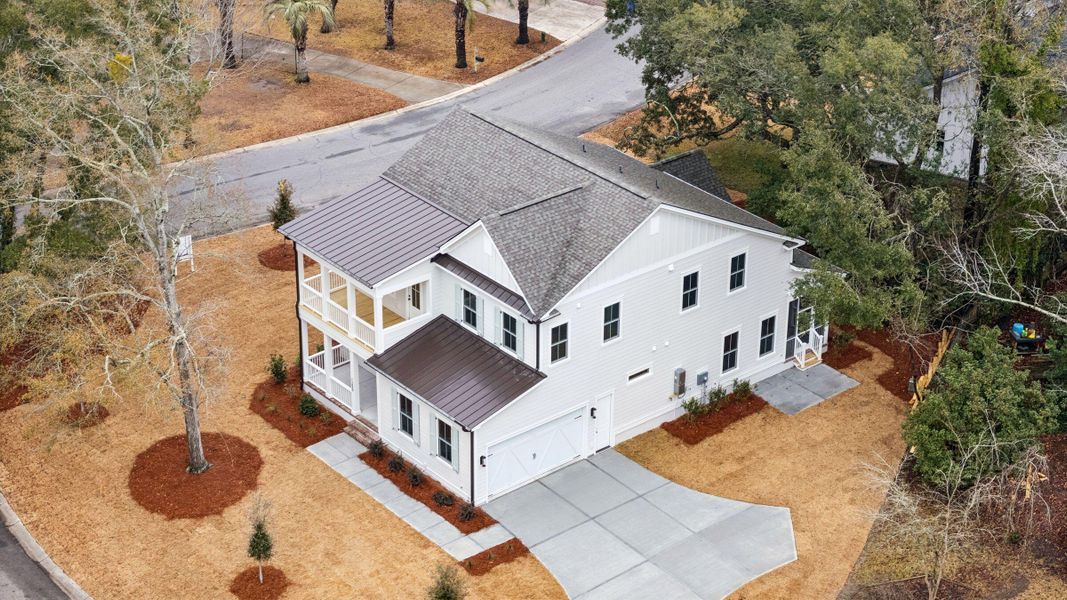 Front exterior of a new home in , Mount Pleasant, SC, highlighting curb appeal (Image 32).