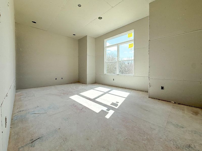 ***Estimated completion April 15, 2026. Showings by appointment only and must be accompanied due to active construction.*** Expansive 12'-6" X 18'-6" secondary bedroom #2 ***Estimated completion April 15, 2026. Showings by appointment only and must be accompanied due to active construction.*** Expansive 12'-6" X 18'-6" secondary bedroom #2