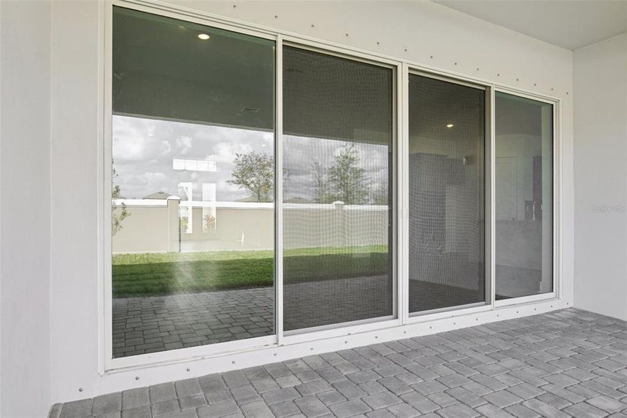 Exterior details and patio area of a home in Biscayne Landing at Seaire, Parrish (Image 3).