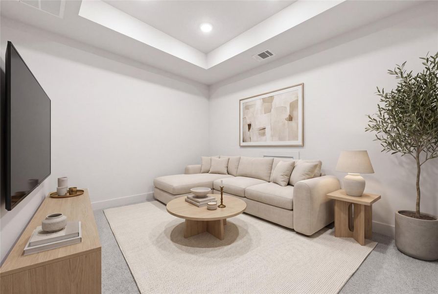 Virtually staged image. Features, selections and colors may vary.