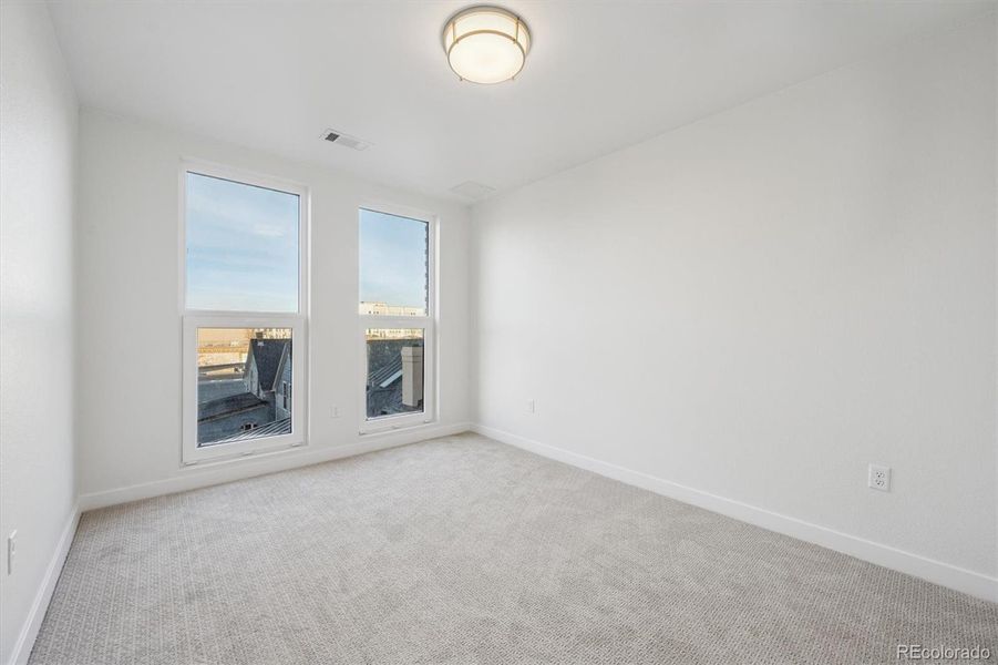 Bedroom with Large Windows - Fits a Queen