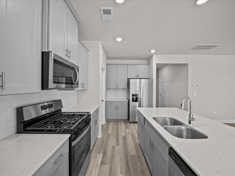 Furnished interior view inside a new home in Vickery Station, Woodruff (Image 5). Furnished interior view inside a new home in Vickery Station, Woodruff (Image 5).