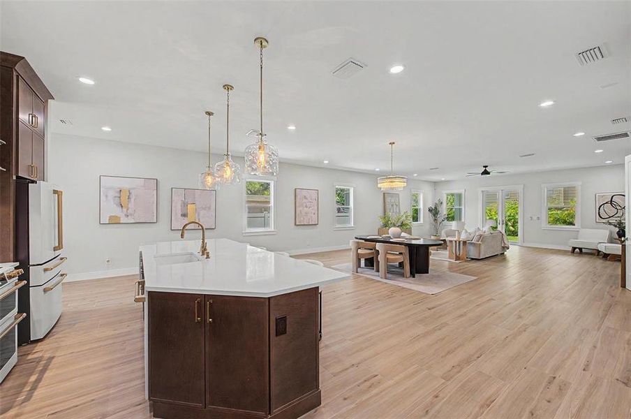 Furnished interior view inside a new home in , Tampa (Image 11). Furnished interior view inside a new home in , Tampa (Image 11).