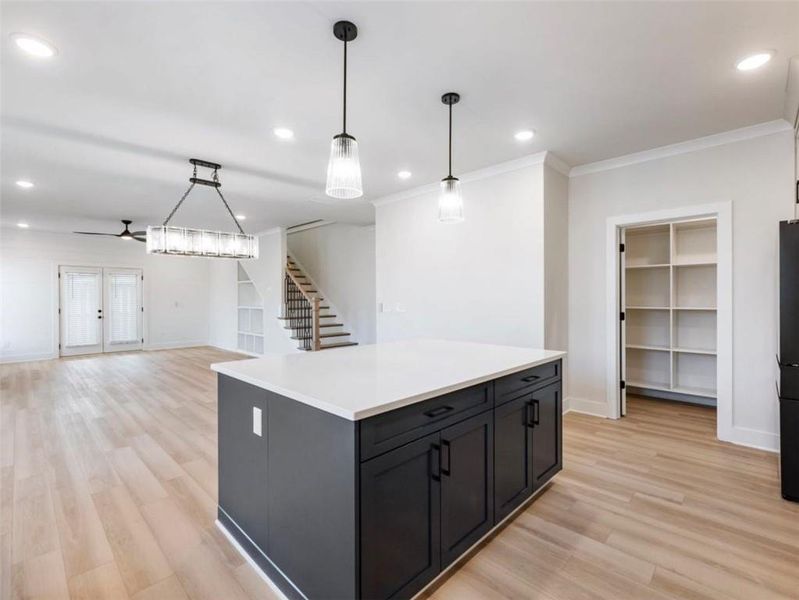 Furnished interior view inside a new home in , Buford (Image 11).
