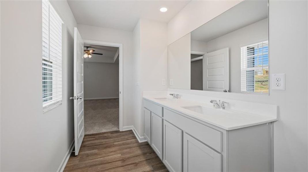 Furnished interior view inside a new home in Twin Lakes, Hoschton (Image 5).