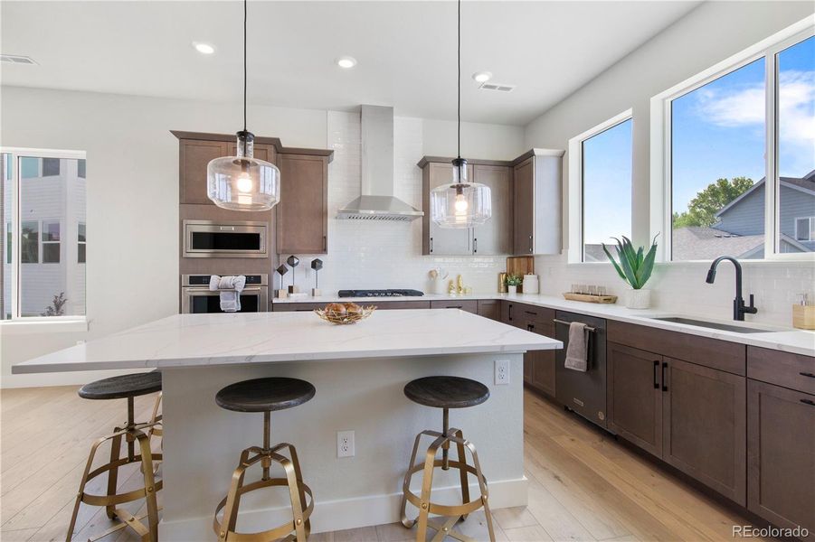 Furnished interior view inside a new home in Dillon Pointe - Skyview, Broomfield (Image 11).