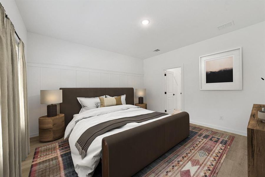 Furnished interior view inside a new home in Aspire at Noble Ridge, Howe (Image 11). Furnished interior view inside a new home in Aspire at Noble Ridge, Howe (Image 11).