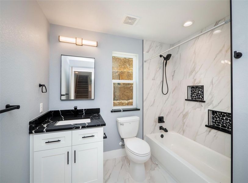 Furnished interior view inside a new home in , Leander (Image 14).