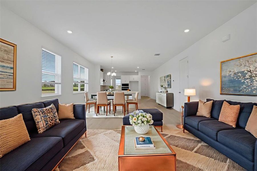 Furnished interior view inside a new home in Crossroads at Kelly Park, Apopka (Image 11).